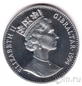 Гибралтар 1 крона 1994 Король Георг VI с пилотами