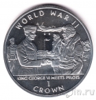 Гибралтар 1 крона 1994 Король Георг VI с пилотами