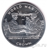 Гибралтар 1 крона 1994 Король Георг VI с пилотами