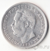Индия Португальская 1/2 рупии 1881