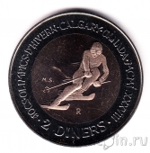 Андорра 2 динера 1985 Лыжник