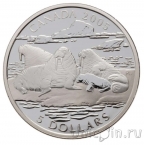 Канада 5 долларов 2005 Моржи