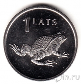 Латвия 1 лат 2010 Жаба