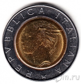 Италия 500 лир 1994 Лука Пачоли