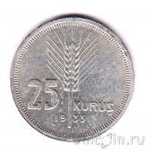 Турция 25 курушей 1935
