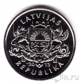 Латвия 1 лат 2013 Кокле