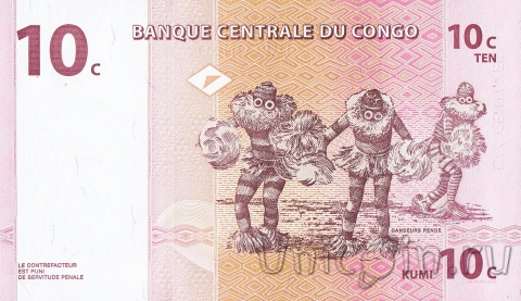 ДР Конго 10 сантимов 1997
