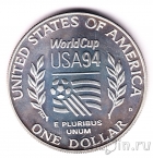 США 1 доллар 1994 Чемпионат по футболу