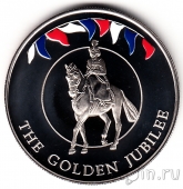 Фолклендские острова 50 пенсов 2002 50 лет правления