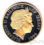Джерси 5 фунтов 2006 80 лет Королеве Елизавете II