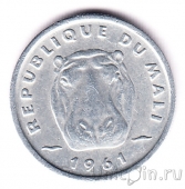 Мали 5 франков 1961