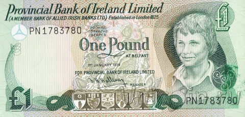 Северная Ирландия 1 фунт 1979