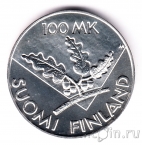 Финляндия 100 марок 1995 50-ая годовщина ООН