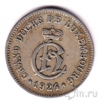 Люксембург 10 сантимов 1924