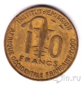 Французское Того 10 франков 1957