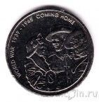 Австралия 20 центов 2005 60 лет окончания войны