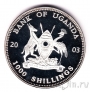 Уганда 1000 шиллингов 2003 Горилла