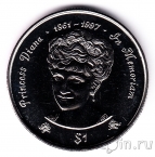 Ниуэ 1 доллар 1998 Принцесса Диана