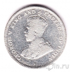 Цейлон 25 центов 1920