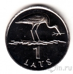 Латвия 1 лат 2001 Аист