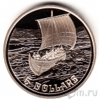 Канада 5 долларов 1999 Корабль викингов