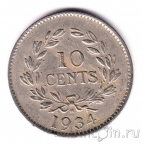Саравак 10 центов 1934