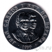 Олимпийская серебряная монета. Испания 2000 песет 1990 Олимпиада в Барселоне (7)