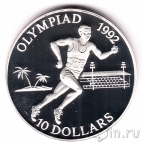 Соломоновы острова 10 долларов 1991 Олимпиада