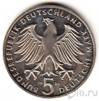 ФРГ 5 марок 1983 Мартин Лютер