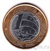 Бразилия 1 реал 2011