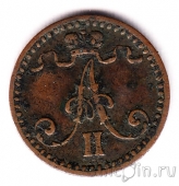 Финляндия 1 пенни 1869