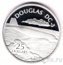 Соломоновы острова 25 долларов 2003 Самолет Douglas DC-3
