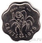 Свазиленд 10 центов 1975 FAO