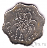 Свазиленд 10 центов 1975 FAO