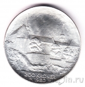 Норвегия 200 крон 1980 Акершус