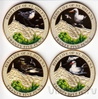 Остров Святой Елены набор 4 монеты 2013 Птицы