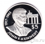 Ниуэ 5 долларов 1992 Кеннеди