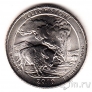 США 25 центов 2010 Yellowstone (D)