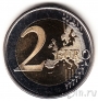 Финляндия 2 евро 2007 90-летие независимости