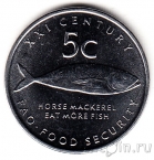 Намибия 5 центов 2000 Рыба