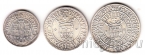 Португалия набор 3 монеты 1983 Искусство Европы 17 века