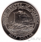 США 1/2 доллара 1992 500 лет открытия Америки (UNC)