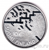 Финляндия 10 евро 2007 Геолог Адольф Эрик Норденшельд (proof)