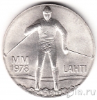 Финляндия 25 марок 1978 зимние игры в Лахти