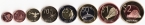 Южный Полюс набор 8 монет 2013