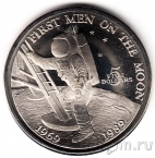 Маршалловы Острова 5 долларов 1989 Первый человек на Луне
