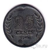 Нидерланды 25 центов 1941