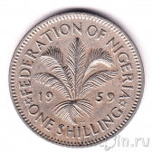 Нигерия 1 шиллинг 1959