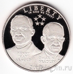 США 1/2 доллара 2013 Генералы (proof)