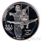 США 1 доллар 1995 Олимпийские игры (Гимнастика)